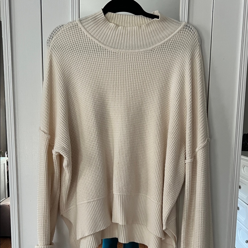 Cyrus Cream Cowl Neck Sweater